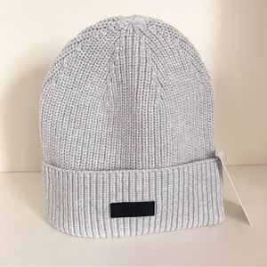 Athleta thick wool gray beanie